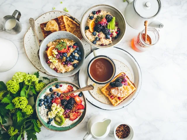 Breakfast table